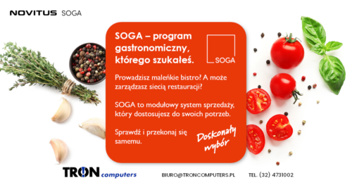 SOGA – obsługa restauracji jakiej jeszcze nie znałeś