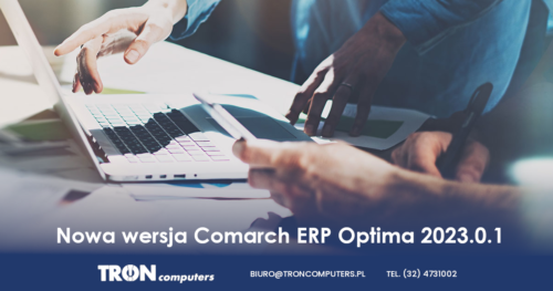 Nowa wersja Comarch ERP Optima 2023.0.1